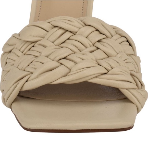 Marc Fisher LTD Draya Braided Sandal, Light Natural Leather - Picture 6 of 16